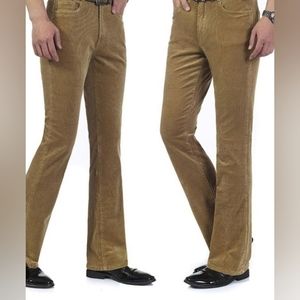 Thumbs Up Sears Vintage 1970s 70s Sportswear Corduroy Flare Pants Trousers
